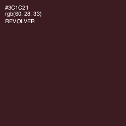 #3C1C21 - Revolver Color Image
