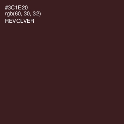 #3C1E20 - Revolver Color Image