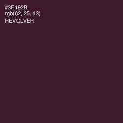 #3E192B - Revolver Color Image