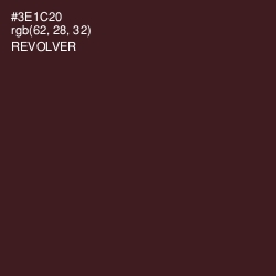 #3E1C20 - Revolver Color Image