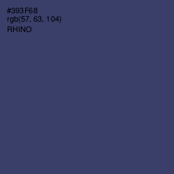 #393F68 - Rhino Color Image