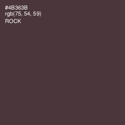 #4B363B - Rock Color Image
