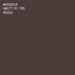 #4D3D3A - Rock Color Image