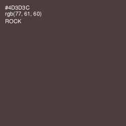 #4D3D3C - Rock Color Image