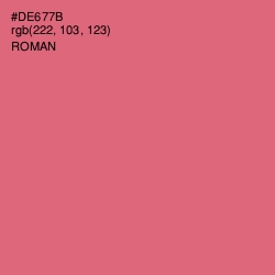 #DE677B - Roman Color Image