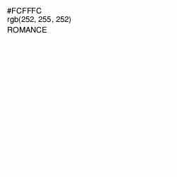 #FCFFFC - Romance Color Image