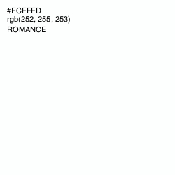 #FCFFFD - Romance Color Image
