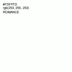 #FDFFFD - Romance Color Image