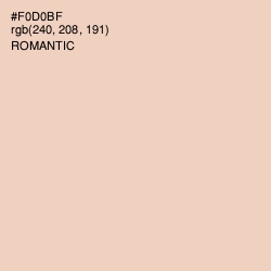 #F0D0BF - Romantic Color Image