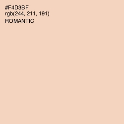 #F4D3BF - Romantic Color Image