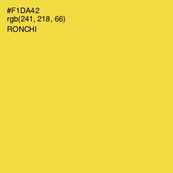 #F1DA42 - Ronchi Color Image
