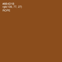 #8B4D1B - Rope Color Image