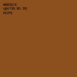 #8B501E - Rope Color Image