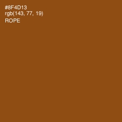 #8F4D13 - Rope Color Image