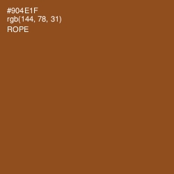 #904E1F - Rope Color Image