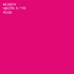 #E20974 - Rose Color Image