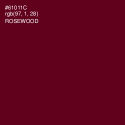 #61011C - Rosewood Color Image