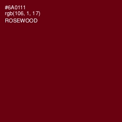 #6A0111 - Rosewood Color Image