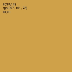 #CFA149 - Roti Color Image
