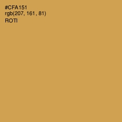 #CFA151 - Roti Color Image