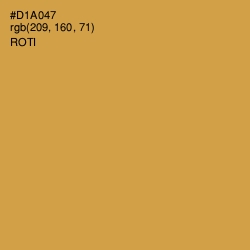 #D1A047 - Roti Color Image