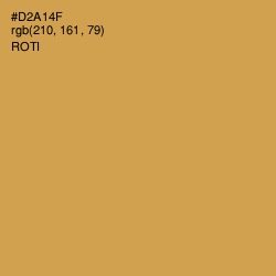 #D2A14F - Roti Color Image