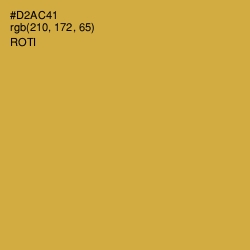 #D2AC41 - Roti Color Image