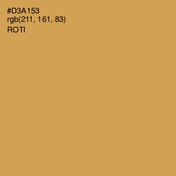 #D3A153 - Roti Color Image