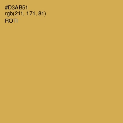 #D3AB51 - Roti Color Image