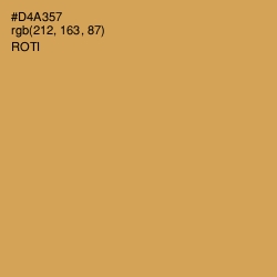 #D4A357 - Roti Color Image