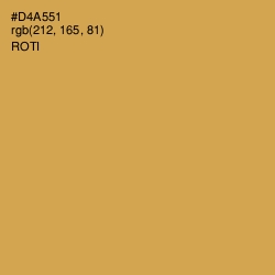 #D4A551 - Roti Color Image