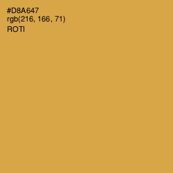 #D8A647 - Roti Color Image