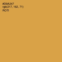 #D9A247 - Roti Color Image