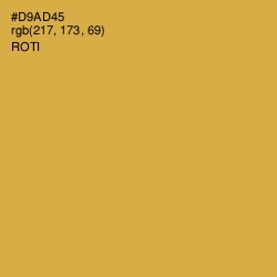 #D9AD45 - Roti Color Image