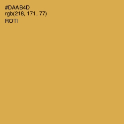 #DAAB4D - Roti Color Image