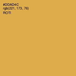 #DDAD4C - Roti Color Image