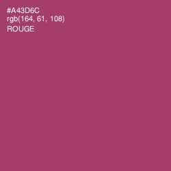 #A43D6C - Rouge Color Image