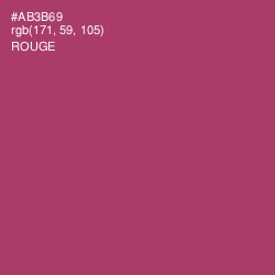 #AB3B69 - Rouge Color Image