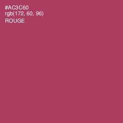 #AC3C60 - Rouge Color Image