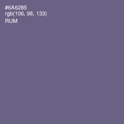 #6A6285 - Rum Color Image