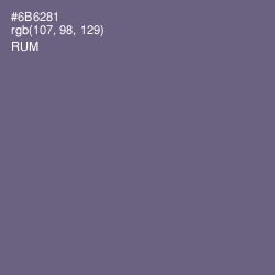 #6B6281 - Rum Color Image