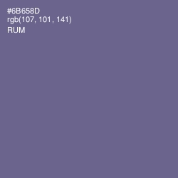 #6B658D - Rum Color Image