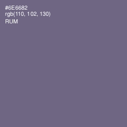 #6E6682 - Rum Color Image