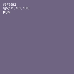 #6F6582 - Rum Color Image