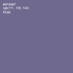 #6F698F - Rum Color Image