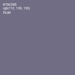 #706D85 - Rum Color Image