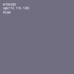 #706E80 - Rum Color Image