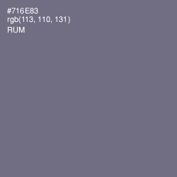 #716E83 - Rum Color Image