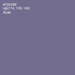 #726D8E - Rum Color Image