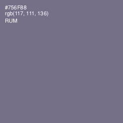 #756F88 - Rum Color Image